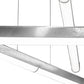 Meyda Lighting Trax 105" LED Britebond Chrome Cascading Pendant Light With White Statuario Idalight Shade