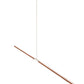 Meyda Lighting Trax 120" LED White & Faux Maplewood Island Pendant Light With White Statuario Idalight Shade