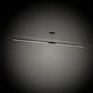 Meyda Lighting Trax 148" LED Extreme Chrome Powdercoat Island Pendant Light With White Statuario Idalight Shade