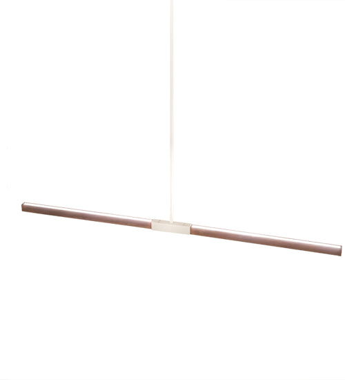 Meyda Lighting Trax 72" LED White & Faux Maplewood Island Pendant Light With White Statuario Idalight Shade