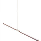 Meyda Lighting Trax 96" LED White & Faux Maplewood Island Pendant Light With White Statuario Idalight Shade