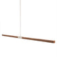 Meyda Lighting Trax 96" LED White & Faux Maplewood Island Pendant Light With White Statuario Idalight Shade