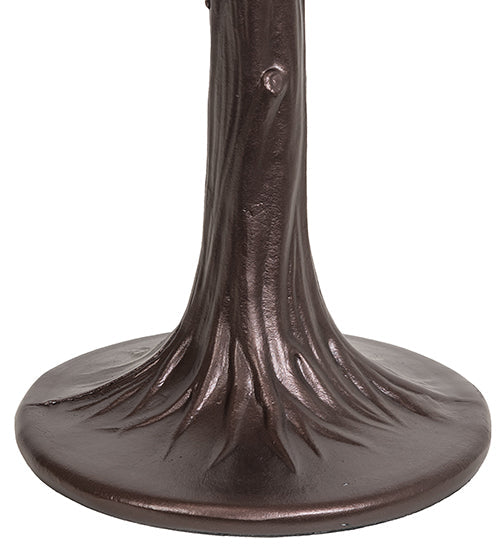Meyda Lighting Tree 24" 2-Light Mahogany Bronze Table Lamp Base