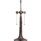 Meyda Lighting Tree 24" 2-Light Mahogany Bronze Table Lamp Base