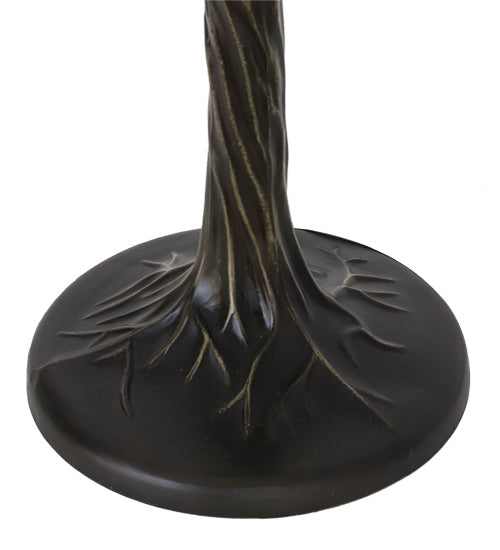 Meyda Lighting Tree 27" 3-Light Mahogany Bronze Table Lamp Base