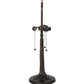 Meyda Lighting Tree 27" 3-Light Mahogany Bronze Table Lamp Base