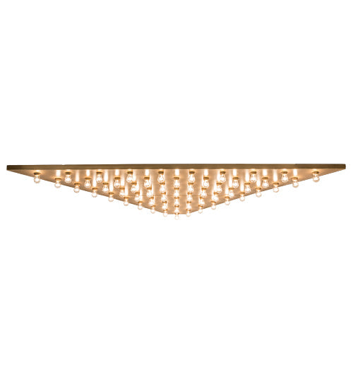 Meyda Lighting Triantan 98" 55-Light Gold Metallic Flush Mount Light
