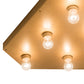 Meyda Lighting Triantan 98" 55-Light Gold Metallic Flush Mount Light