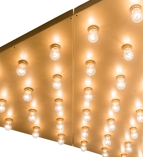 Meyda Lighting Triantan 98" 55-Light Gold Metallic Flush Mount Light