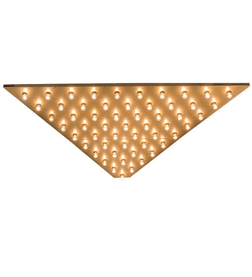 Meyda Lighting Triantan 98" 55-Light Gold Metallic Flush Mount Light