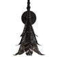 Meyda Lighting Tropical Palm 10" Timeless Bronze Flat Wall Sconce