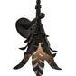 Meyda Lighting Tropical Palm 10" Timeless Bronze Flat Wall Sconce