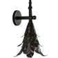 Meyda Lighting Tropical Palm 10" Timeless Bronze Flat Wall Sconce