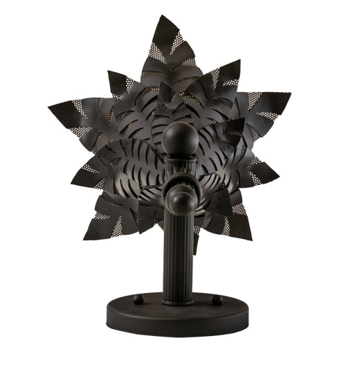 Meyda Lighting Tropical Palm 10" Timeless Bronze Flat Wall Sconce
