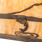 Meyda Lighting Trout & Fisherman 48" 6-Light Antique Copper Island Pendant Light With Beige Flemish Shade Glass