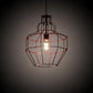 Meyda Lighting Troy 15" Red Ruby Pendant Light