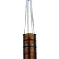 Meyda Lighting Truffle 12" 4-Light Timeless Bronze Pendant Light With Amber Mica Shade Glass