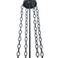 Meyda Lighting Truffle 12" 4-Light Timeless Bronze Pendant Light With Amber Mica Shade Glass