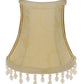 Meyda Lighting Trumpet 5" Patterned Satin Beige Half Shade