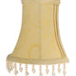 Meyda Lighting Trumpet 5" Patterned Satin Beige Half Shade