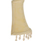 Meyda Lighting Trumpet 5" Patterned Satin Beige Half Shade