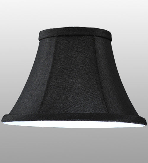 Meyda Lighting Trumpet 6" Black Parchment Shade