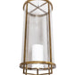Meyda Lighting Tryon 18" LED Gold Matte Pendant Light With Clear Seeded Glass & Statuario Idalight Shade