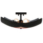 Meyda Lighting Tucano 20" 2-Light Black Flush Mount Light With Multi-Colored Fused Shade Glass