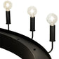 Meyda Lighting Tulin 96" 24-Light Flat Black Chandelier