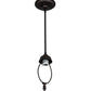 Meyda Lighting Tulip 11" Craftsman Brown On Brass Pendant Light With Beige Art Shade Glass