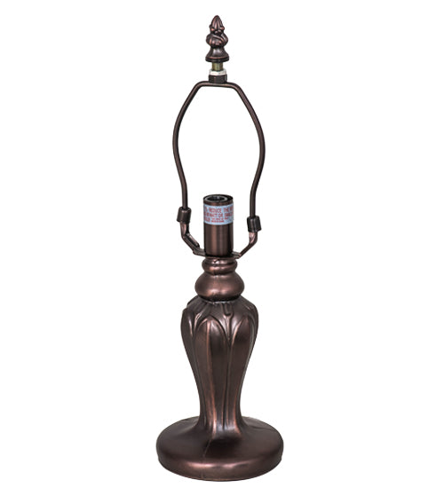 Meyda Lighting Tulip Vase 8" Mahogany Bronze Table Lamp Base