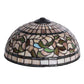 Meyda Lighting Turning Leaf 16" Beige & Green Shade Glass