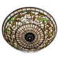 Meyda Lighting Turning Leaf 16" Beige & Green Shade Glass