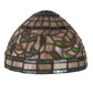 Meyda Lighting Turning Leaf 8" Multi-Colored Shade Glass