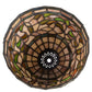 Meyda Lighting Turning Leaf 8" Multi-Colored Shade Glass