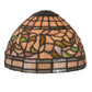 Meyda Lighting Turning Leaf 8" Multi-Colored Shade Glass