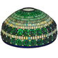 Meyda Lighting Turtleback 26" Double Belted Multi-Colored Shade Glass