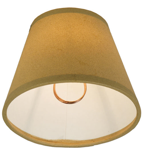 Meyda Lighting Tuscan Alabaster 5" Amber Parchment Shade