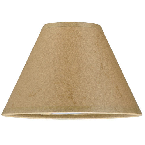 Meyda Lighting Tuscan Alabaster 7" Brown Parchment Shade