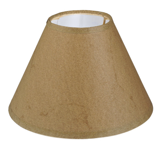 Meyda Lighting Tuscan Alabaster 7" Brown Parchment Shade