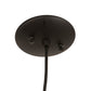 Meyda Lighting Tuscan Vineyard 32702 5" Textured Black Mini Pendant Light With Green Wine Bottle Shade Glass