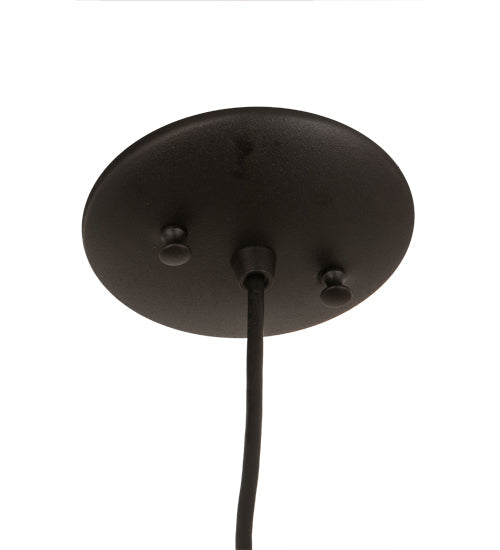 Meyda Lighting Tuscan Vineyard 32702 5" Textured Black Mini Pendant Light With Green Wine Bottle Shade Glass