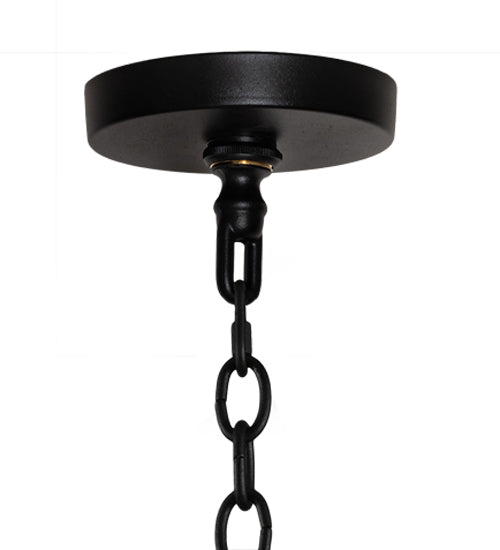 Meyda Lighting Tuscan Vineyard 37" 12-Light Textured Black Estate Chandelier With Amber Wine Bottle Shade Glass