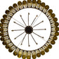 Meyda Lighting Tuscan Vineyard 38" 12-Light Textured Black Estate Chandelier With Green Wine Bottle Shade Glass