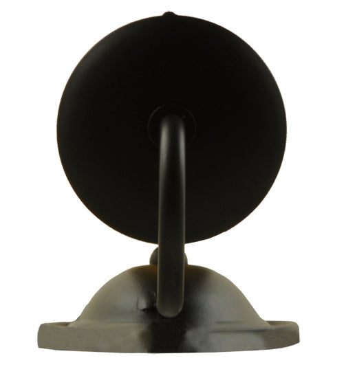 Meyda Lighting Tuscan Vineyard 4" Black Wall Sconce With Frosted Green Wine Bottle Shade Glass