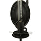 Meyda Lighting Tuscan Vineyard 4" Black Wall Sconce With Frosted Green Wine Bottle Shade Glass