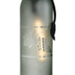 Meyda Lighting Tuscan Vineyard 4" Textured Black Mini Pendant Light With Clear Sanblasted Grapes Wine Bottle Shade Glass