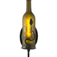 Meyda Lighting Tuscan Vineyard 4" Textured Black Wall Sconce With Green Wine Bottle Etched Grapes Shade Glass
