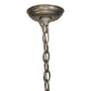 Meyda Lighting Tuscan Vineyard 46" 12-Light 2-Tier Matte Clear Estate Chandelier With Green Wine Bottle Shade Glass