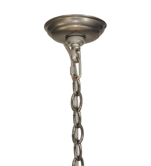 Meyda Lighting Tuscan Vineyard 46" 12-Light 2-Tier Matte Clear Estate Chandelier With Green Wine Bottle Shade Glass
